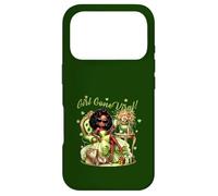 Cute social media African American Girl Gone Viral green Case for iPhone 17 Pro