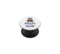 Cute Social Sideline Club Football Game Day PopSockets Adhesive PopGrip