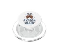 Cute Social Sideline Club Football Game Day PopSockets PopGrip for MagSafe