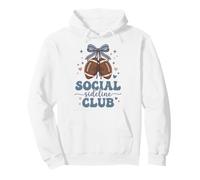 Cute Social Sideline Club Football Game Day Pullover Hoodie