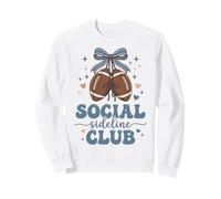 Cute Social Sideline Club Football Game Day Sweatshirt