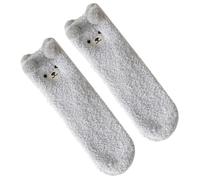 Cute Socks, Cartoon Coral Fleece, Warm Footwear, Warm and Thick Sleeping Socks, for Men, Women, Family, Children and for Home in the Living Room