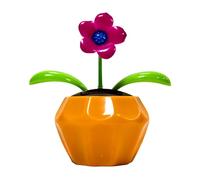 Cute Solar Powered Dancing Flower, Solar Dancing Swinging Flowers Figure Ornament, Shaking Bobblehead Flower Decorations Car Dashboard Accessories