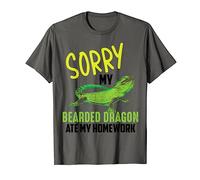 Cute Sorry My Bearded Dragon Ate Homework Funny School Gift T-Shirt
