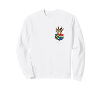 Cute South African Pocket Springbok South Africa Sweatshirt