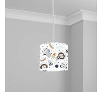 Cute Space Adventure Ceiling Lampshade Lightshade for Nursery - 20cm x 18.5cm