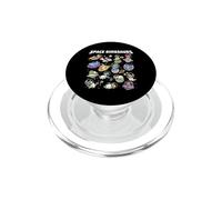Cute Space Dinosaurs Astronaut Dino Planet Cartoon PopSockets PopGrip for MagSafe