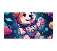 Cute Space Dog-835 Cushioned Kitchen Runner Rug Mat Stain Resistant, Easy Wipe Clean for House Sink Office,15.7"x29.5"in