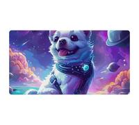 Cute Space Dog-838 Cushioned Kitchen Runner Rug Mat Stain Resistant, Easy Wipe Clean for House Sink Office,15.7"x29.5"in