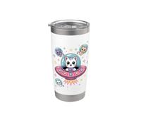 Cute Space Explorer Cats in Colorful Cosmic Journey Stainless Steel Insulated Tumbler