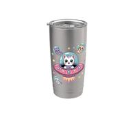Cute Space Explorer Cats in Colorful Cosmic Journey Stainless Steel Insulated Tumbler