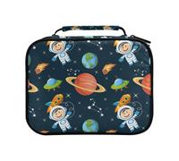 Cute Space Solar System Colored Pencil Bag Large Capacity Pencil Case for Colouring Pencils Pen Bag Marker Organizer