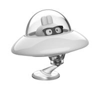 Cute Spaceship Car Diffuser - Vehicle Air Freshener, Dash Decoration | Multipurpose Rotating Alien Ornament with Aromatherapy Feature for Family Coworkers Lovers Car Interior Scented Perfume Accessory