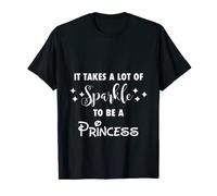 Cute Sparkle Princess T-shirt for Women and Girls T-Shirt