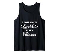 Cute Sparkle Princess T-Shirt for Women and Girls Tank Top
