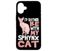 Cute Sphynx Cat Design For Sphynx Owners Case for iPhone 16 Plus