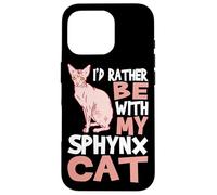 Cute Sphynx Cat Design For Sphynx Owners Case for iPhone 16 Pro