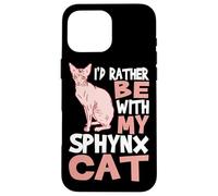 Cute Sphynx Cat Design For Sphynx Owners Case for iPhone 16 Pro Max