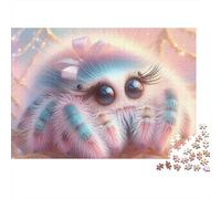 Cute Spider Jigsaw Puzzle Animal 1000 Pieces Eco-friendly Paper Bundle for Adults 12+ Home Decor Puzzle 38x26cm/1000pcs
