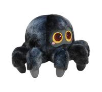 Cute Spider Plush, 11.8 Inch Big Eyed Stuffed Animal for Halloween and Everyday Decor, Soft Huggable Toy with Adorable Design for Nursery Bedroom Living Room Couch Car or Spooky Party