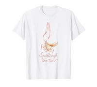 Cute Spilling The Tea Teacup Floral Design T-Shirt