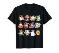 Cute Spooky Animals Monsters Fluffle in Halloween Costumes T-Shirt