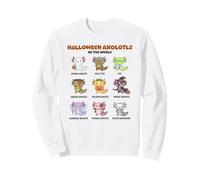 Cute Spooky Axolotls | Kawaii Halloween Animal Lovers Sweatshirt