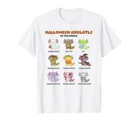 Cute Spooky Axolotls | Kawaii Halloween Animal Lovers T-Shirt