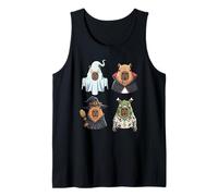 Cute Spooky Capybara in Halloween Costumes Graphic Tank Top