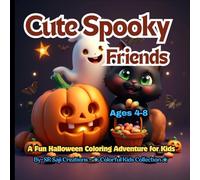 Cute Spooky Friends: A Fun Halloween Coloring Adventure for Kids Ages 4-8 (Spooky kids' Halloween Party)