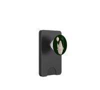 Cute Spooky Ghost on Swing With Pink Balloon Moon Night PopSockets PopWallet for MagSafe