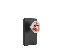 Cute Spooky Ghost Reading Book Fall Pumpkin Bookworm Ghost PopSockets PopWallet for MagSafe