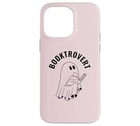 Cute Spooky Ghost Reading Book Lovers Booktrovert Case for iPhone 14 Pro Max