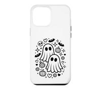 Cute Spooky Ghosts Kawaii Halloween Doodle Art Case for iPhone 12 Pro Max