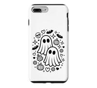 Cute Spooky Ghosts Kawaii Halloween Doodle Art Case for iPhone 7 Plus/8 Plus