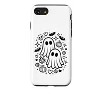 Cute Spooky Ghosts Kawaii Halloween Doodle Art Case for iPhone SE (2020) / 7/8