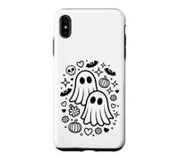 Cute Spooky Ghosts Kawaii Halloween Doodle Art Case for iPhone XS Max
