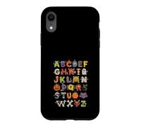 Cute Spooky Halloween Alphabet Abc Monster Ghost For Kids Case for iPhone XR