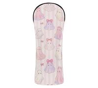 Cute Spooky Halloween Ghosts Golf Covers Headcovers with Interchangeable No. Tags for Driver/Fairway Wood/Hybrid
