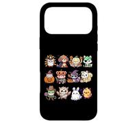Cute Spooky Kawaii Animals Monsters in Halloween Costumes Case for iPhone 17 Pro Max