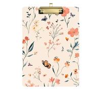 Cute Spring Flowers Rustic Beige 26 Police Ticket Storage Box Transparent For Medical Grade Trainers Size 9 x 12