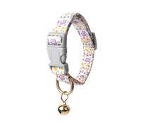 Cute Spring/Summer Dog Collar, Adjustable Pink Strawberry Dog Collars for Medium Dogs, Lightweight Quick-Release Buckle Collar for Boy&Girl Dogs M