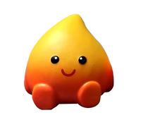 Cute Squeeze Flame Toy - Slow Rising Stress Ball, Colorful Hand Toy | Sensory Foam For Kids Adults School Office Home Indoor Playtime Relaxation Activity Exercise Gift