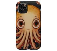 Cute Squid In The Ocean Painting Case for iPhone 11 Pro