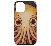 Cute Squid In The Ocean Painting Case for iPhone 12/12 Pro