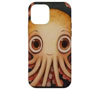 Cute Squid In The Ocean Painting Case for iPhone 12 mini