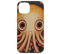 Cute Squid In The Ocean Painting Case for iPhone 13