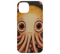 Cute Squid In The Ocean Painting Case for iPhone 14 Plus