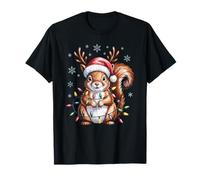 Cute Squirrel Christmas Funny Animal Lovers Holiday Pajama T-Shirt
