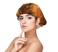 Cute Squirrel Eating Nuts,Adult's Satin Sleeping Cap - Women's Elastic Sleep Bonnet, Adjustable Overnight Hair Cover
